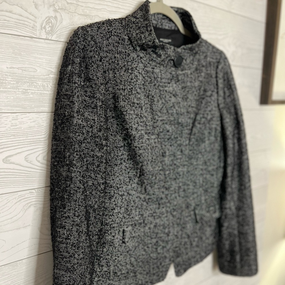Ann Taylor Black/Grey Blazer Jacket